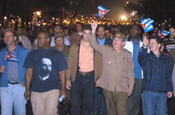 In Cuba the leaders are popular in spite of the campaigns of the press in the exterior